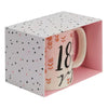 Luxe Ceramic 18th Birthday Mug - Pink