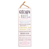 Love Life Wall Plaque - Kitchen Rules 30cm