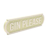Love Life Street Sign 45cm - Gin Please
