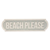 Love Life Street Sign 45cm - Beach Please