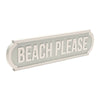 Love Life Street Sign 45cm - Beach Please