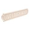 Love Life Street Sign 60cm - Live Laugh Woof