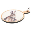Meg Hawkins Rubber Wood & Ceramic Serving Board - Hare