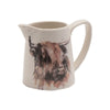 Meg Hawkins Jug - Highland Cow 12.5 x 8 x 9cms