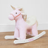 Kids Pink Personalised Unicorn Rocking Horse - Just Blue or Pink