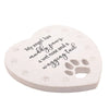 Thoughts of You Pet Memorial Heart Stone - Large