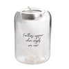 Thoughts of You Feather Glass Tea Light Holder - Feathers