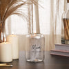 Thoughts of You Feather Glass Tea Light Holder - Mum