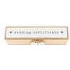 Love Story Certificate Holder - Wedding Certificate