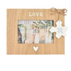 Love Story Wooden Frame with Jigsaw Piece