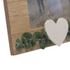 Rustic Frame with Heart and Leaves - Love Story