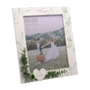 Love StoryWhite Frame with Leaves - Our Love Story