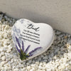 Thoughts Of You Heart Stone / Lavender - Dad - Just Blue or Pink