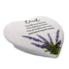 Thoughts Of You Heart Stone / Lavender - Dad - Just Blue or Pink