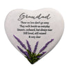 Thoughts Of You Heart Stone / Lavender - Grandad - Just Blue or Pink