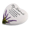 Thoughts Of You Heart Stone / Lavender - Husband - Just Blue or Pink