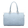 Personalised Sky Blue Faux Leather Changing Bag - Just Blue or Pink