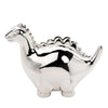 Bambino Silver Plated Money Box - Dinosaur