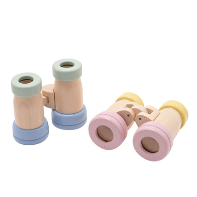 Bambino Wooden Binoculars - Just Blue Or Pink