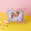 Cheerfull Glass Photo Frame 3D Word - Nan - Just Blue or Pink