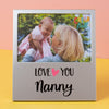 Cheerfull Aluminium Frame - Love You Nanny - Just Blue or Pink