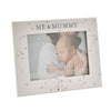 Bambino Resin Mummy & Me Photo Frame - Just Blue or Pink