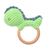 Petit Cheri Crochet Dinosaur Rattle - T-Rex - Just Blue or Pink