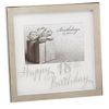 Happy 18th Birthday Box Photo Frame