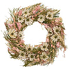 Hestia Dried Floral Wreath 25cm Pink - Just Blue or Pink