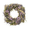 Hestia Dried Floral Wreath 25cm Purple - Just Blue or Pink