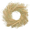 Hestia Dried Floral Large Wreath 36cm Natural - Just Blue or Pink