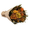 Hestia Dried Floral Bouquet 25cm - Orange - Just Blue or Pink