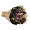 Hestia Dried Floral Bouquet 25cm - Purple - Just Blue or Pink