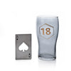 Beer Glass & Bottle Opener - 18