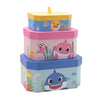 Baby Shark Set of 3 Nesting Storage Boxes - Just Blue or Pink