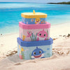 Baby Shark Set of 3 Nesting Storage Boxes - Just Blue or Pink