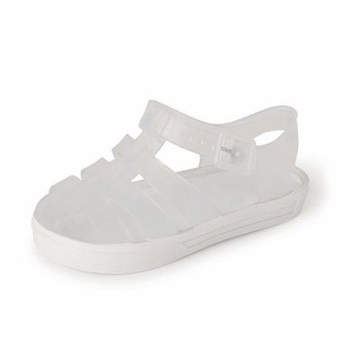 Parker Jelly Sandals - White - Just Blue Or Pink
