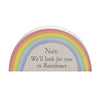 Thoughts of You Rainbow Plaque - Nan - Just Blue or Pink