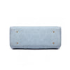 Personalised Sky Blue Faux Leather Changing Bag - Just Blue or Pink