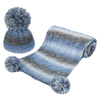 Baby Boy Blanket and Hat Set - Blue - Just Blue or Pink