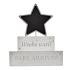 Baby Star Countdown Plaque - Just Blue or Pink