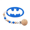 Batman Blue Silicone Teether - Just Blue or Pink