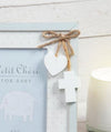 Blue Christening Day Photo Frame - Just Blue or Pink