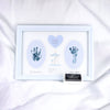 Blue Hand and Footprint Frame - Just Blue or Pink