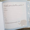 Blue My First Year Record Book - Just Blue or Pink