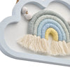 Blue Wooden Cloud Rainbow Wall Plaque - Just Blue or Pink