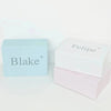 Personalised White Waffle Fleece Blanket - Just Blue or Pink