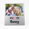 Cheerfull Aluminium Frame - Love You Nanny - Just Blue or Pink