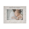 Bambino Resin Mummy & Me Photo Frame - Just Blue or Pink