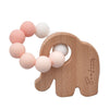 Bambino Elephant Teething Toy Pink - Just Blue or Pink